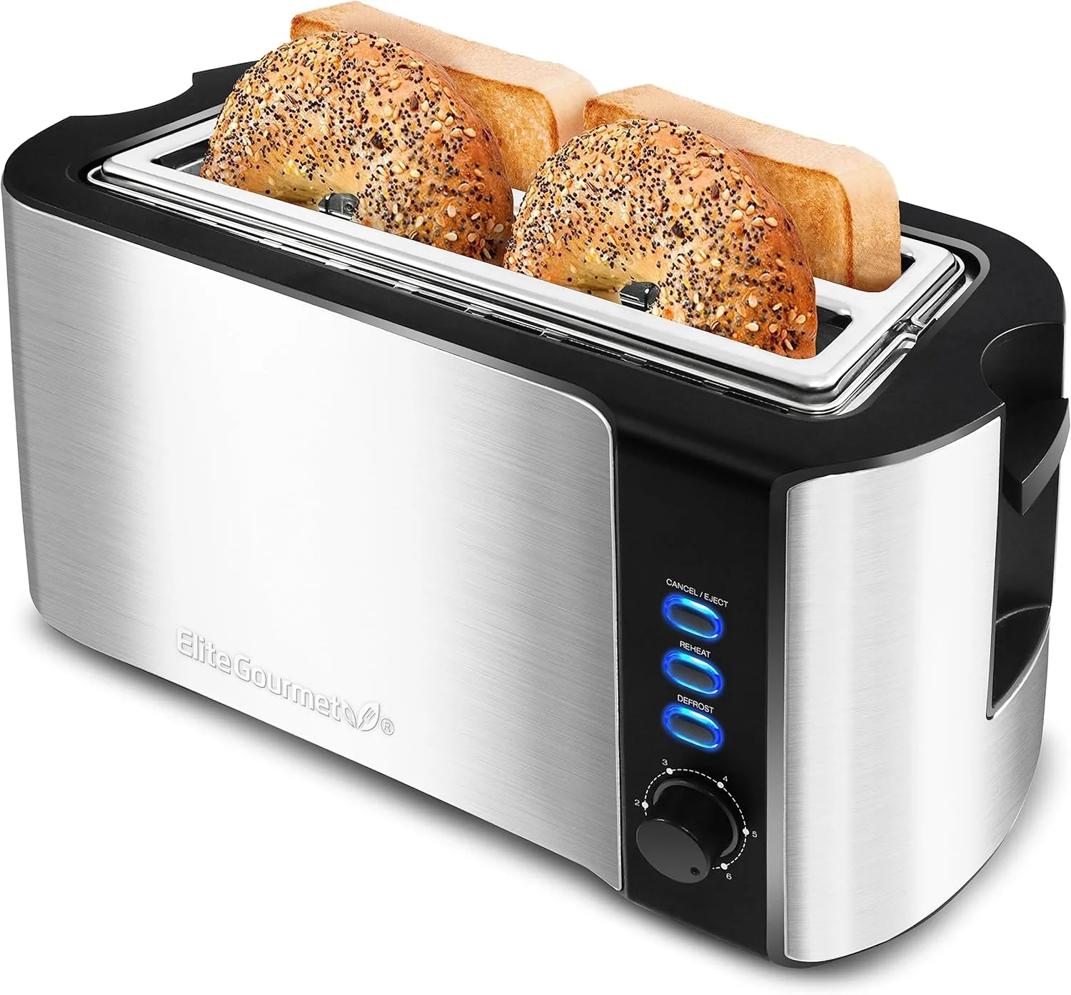 Elite Gourmet ECT-3100 Long Slot Toaster