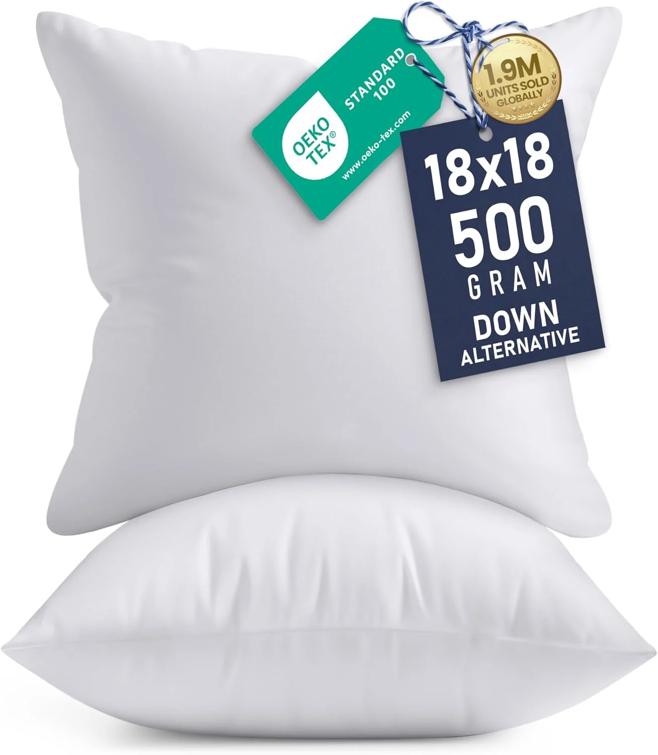 Utopia Bedding Pillow Inserts Set of 2